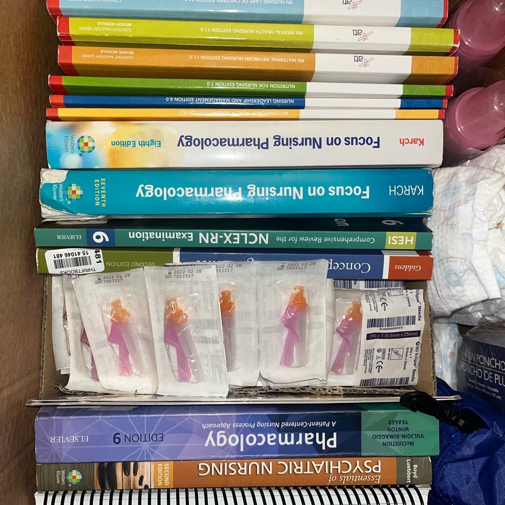 Nursing and Pharmacology Textbooks Collection